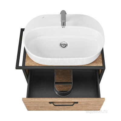 Тумба под раковину AQUATON Лофт Фабрик 65 дуб кантри 1A242301LTDY0 фото в интернет-магазине Русалия