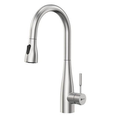 Смеситель Lemark Expert для кухни с выдвижным поворотным изливом (LM5084S) фото в интернет-магазине Русалия