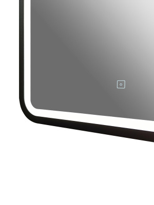 Зеркало с подсветкой Enjoy Black 600х800 ЗЛП1100 Continent фото в интернет-магазине Русалия