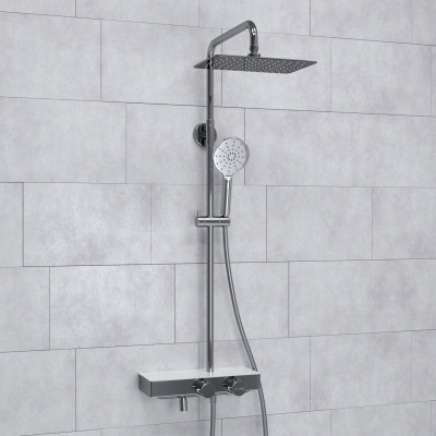 A113.069.127.CH Thermo Душевой комплект с термостатическим смесителем Wasserkraft фото в интернет-магазине Русалия