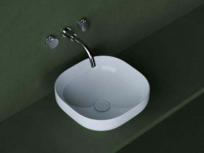 Умывальник чаша накладная квадратная Element 380*380*150мм CN5032 Ceramica Nova фото в интернет-магазине Русалия