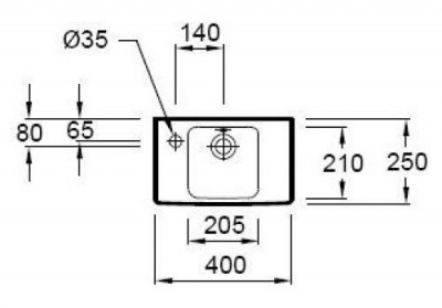 Раковина Odeon Up E4759G-00 Jacob Delafon фото в интернет-магазине Русалия