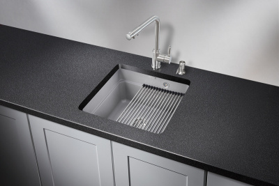 Кухонная мойка GRANULA Kitchen Space (4501U, АЛЮМИНИУМ) фото в интернет-магазине Русалия