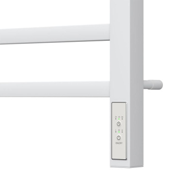 Полотенцесушитель электрический Point Вега PN71856W П7 500x600, диммер справа, белый фото в интернет-магазине Русалия