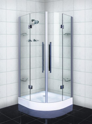 Душевой уголок С ПОДДОНОМ F-2003 90*90 LanMeng фото в интернет-магазине Русалия