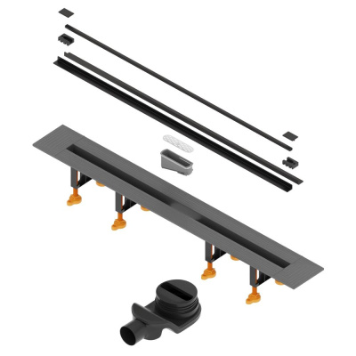 Душевой трап, обрезной RGW SDR-55B 800мм черный фото в интернет-магазине Русалия