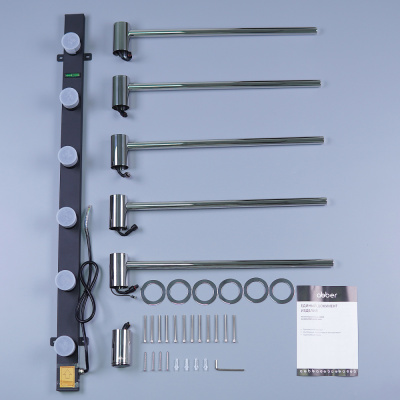 Полотенцесушитель электрический ABBER Charme AH4005 хром фото в интернет-магазине Русалия