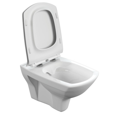 Унитаз подвесной Carina XL Clean On Slim микролифт MZ-CARINA-XL-COn-S-DL-E Cersanit фото в интернет-магазине Русалия