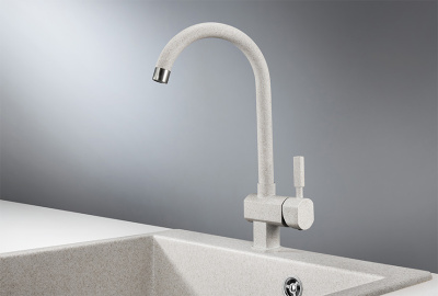 Смеситель для кухни GRANULA Standart (31-ST, БАЗАЛЬТ) фото в интернет-магазине Русалия