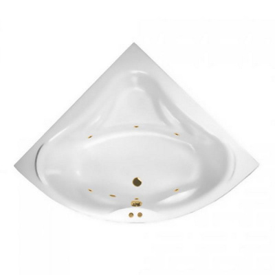 Гидромассажная ванна EXCELLENT Konsul 150x150 "SOFT" (золото) WAEX.KON15.SOFT.GL фото в интернет-магазине Русалия