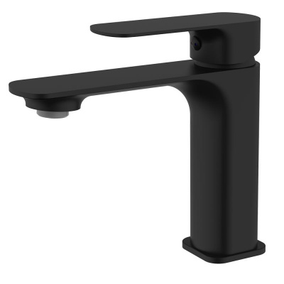 AQM6310MB Monza Смеситель для раковины однорычажный, Черный матовый AQUAme фото в интернет-магазине Русалия