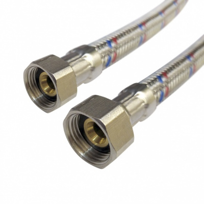 Гибкая подводка воды L-100 см 1/2"-3/8" г/г Millennium фото в интернет-магазине Русалия