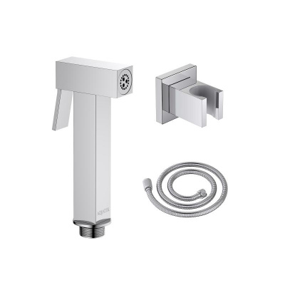 Гигиенический ручной душ со шлангом 120 см и держателем AQUATEK AQ2053CR фото в интернет-магазине Русалия