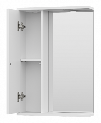 Зеркальный шкаф Лира 50 левый П-Лир04050-013Л Misty фото в интернет-магазине Русалия