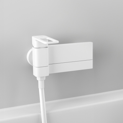 Смеситель для ванны IDDIS Slide белый матовый (SLIWT00i02WA) фото в интернет-магазине Русалия