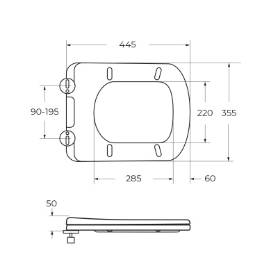 Крышка-сиденье BelBagno PRADO BB10150SC фото в интернет-магазине Русалия