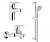 Комплект смесителей BauFlow 121624 Grohe фото в интернет-магазине Русалия