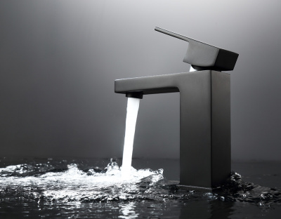 Смеситель ABBER Daheim AF8210B для раковины, черный матовый фото в интернет-магазине Русалия