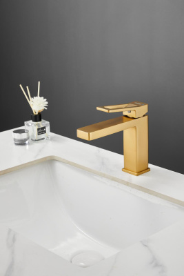 Смеситель для раковины HAIBA цвет: золотой (HB10732-5) фото в интернет-магазине Русалия