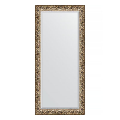 Зеркало настенное с фацетом EVOFORM в багетной раме фреска, 76х166 см, BY 1309 фото в интернет-магазине Русалия