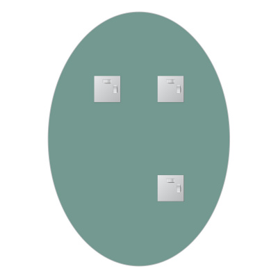 Зеркало настенное Primary EVOFORM 50х70 см, BY 0030 фото в интернет-магазине Русалия