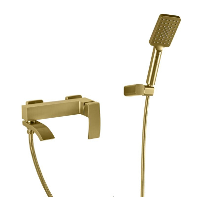 Смеситель для ванны FILARETE Waterfall FL2110MG, матовое золото фото в интернет-магазине Русалия