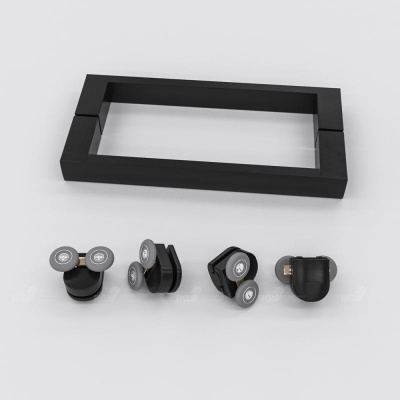 Душевая дверь RGW CL-14B 1300, стекло прозрачное, профиль черный фото в интернет-магазине Русалия