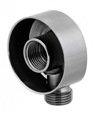 Шланговое подключение для душа Remer 309LNP, никель брашированный фото в интернет-магазине Русалия