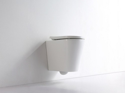 Унитаз подвесной CeramaLux 5178 бело-глянцевый фото в интернет-магазине Русалия