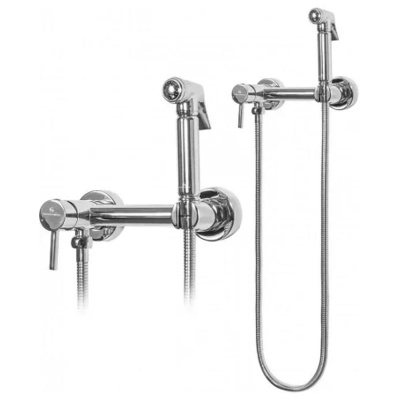 Гигиенический душ со смесителем Grocenberg GB103NCR, хром фото в интернет-магазине Русалия