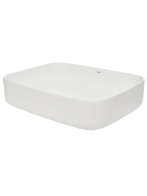 AQM5010 Раковина накладная прямоугольная, цвет белый матовый. 500x390x140 фото в интернет-магазине Русалия