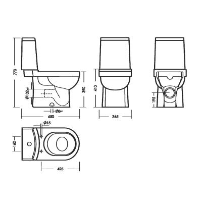 Унитаз Next Comfort с сиденьем микролифт WC.CC/Next/2-DM/WHT.G/S1 Sanita Luxe фото в интернет-магазине Русалия