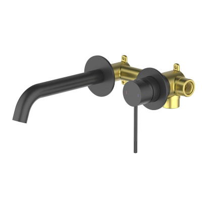 Смеситель для раковины встроенный Timo Saona черный (2372/03SM) фото в интернет-магазине Русалия