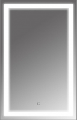 Зеркало Стиль 500х800 подсветка с сенсорным выключателем на подложке (CS00080495) фото в интернет-магазине Русалия