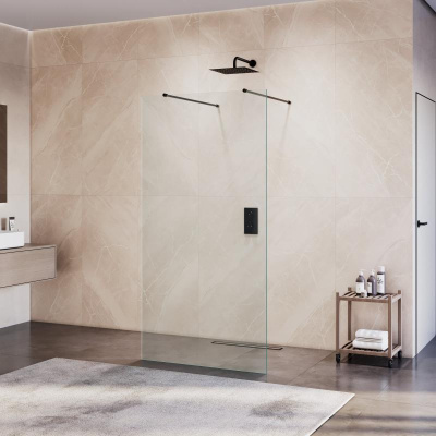 Душевая перегородка RGW WA-016 1200, стекло прозрачное, профиль хром фото в интернет-магазине Русалия