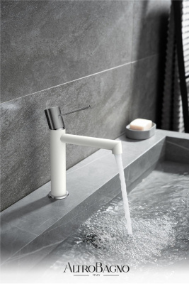 Смеситель для раковины AltroBagno Intento 0132 MW AltroBagnoIntento0132MW фото в интернет-магазине Русалия