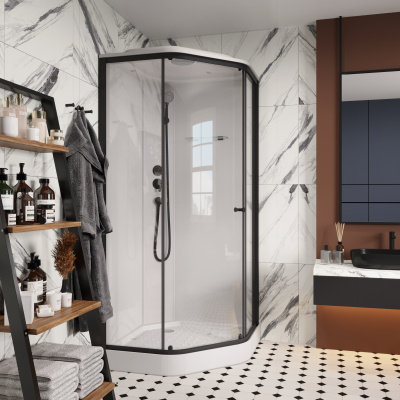 Кабина P91B душевая PARLY   90х90х215 см фото в интернет-магазине Русалия