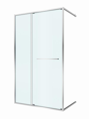 Душевая дверь CEZARES LUX-B-FS-11-130-C-CR фото в интернет-магазине Русалия