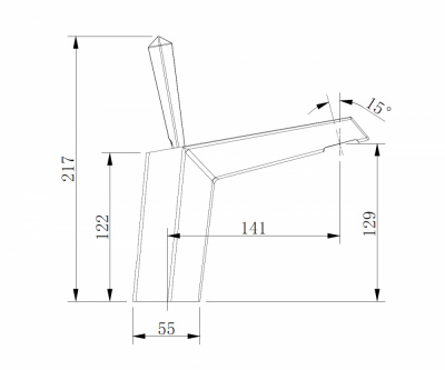 Смеситель ABBER Zeitlos AF8910B для раковины, черный матовый фото в интернет-магазине Русалия