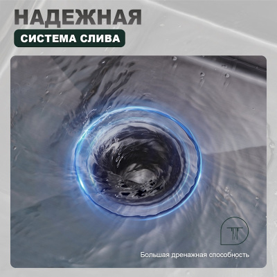 Кухонная мойка Splenka S702.6050.09, графит фото в интернет-магазине Русалия