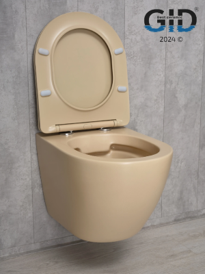 Унитаз подвесной Gid Sr2198 62210Y светло-коричневый матовый 49x36x35.5 фото в интернет-магазине Русалия