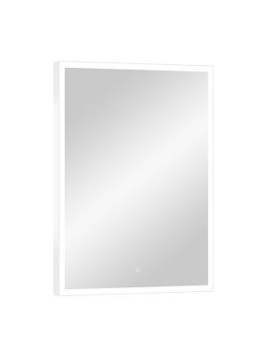 Зеркало с подсветкой Frame White 600x800 ЗЛП944 Continent фото в интернет-магазине Русалия