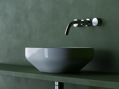 Умывальник чаша накладная квадратная Element 380*380*150мм CN5032 Ceramica Nova фото в интернет-магазине Русалия