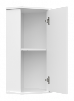 Зеркальный шкаф Лилия 34 подвесной универсальный угловой Э-Лил08034-014бф Misty фото в интернет-магазине Русалия