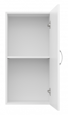 Шкаф Лилия 40 подвесной универсальный Э-Лил08040-011бф Misty фото в интернет-магазине Русалия