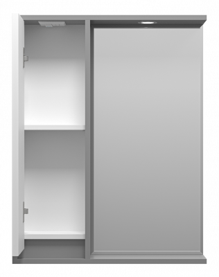 Зеркальный шкаф Balaton 65 левый (комбинированный) BAL-04065-01-01Л Brevita фото в интернет-магазине Русалия