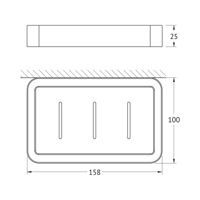 Мыльница-решетка 7732 Schwarz Artwelle фото в интернет-магазине Русалия