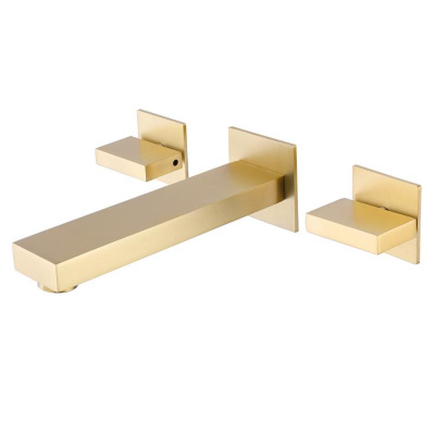 Смеситель ABBER Daheim AF82122G для раковины скрытого монтажа, матовое золото фото в интернет-магазине Русалия