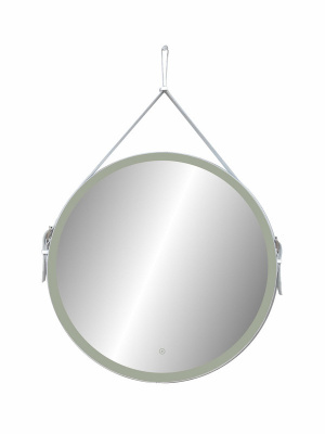 Зеркало с подсветкой Millenium White d800 без зеркального отступа ЗЛП1706 Continent фото в интернет-магазине Русалия