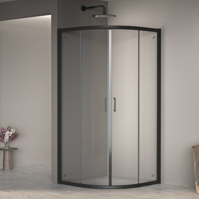 Душевой уголок RGW PA-52B 80х80, стекло - прозрачное, профиль черный фото в интернет-магазине Русалия